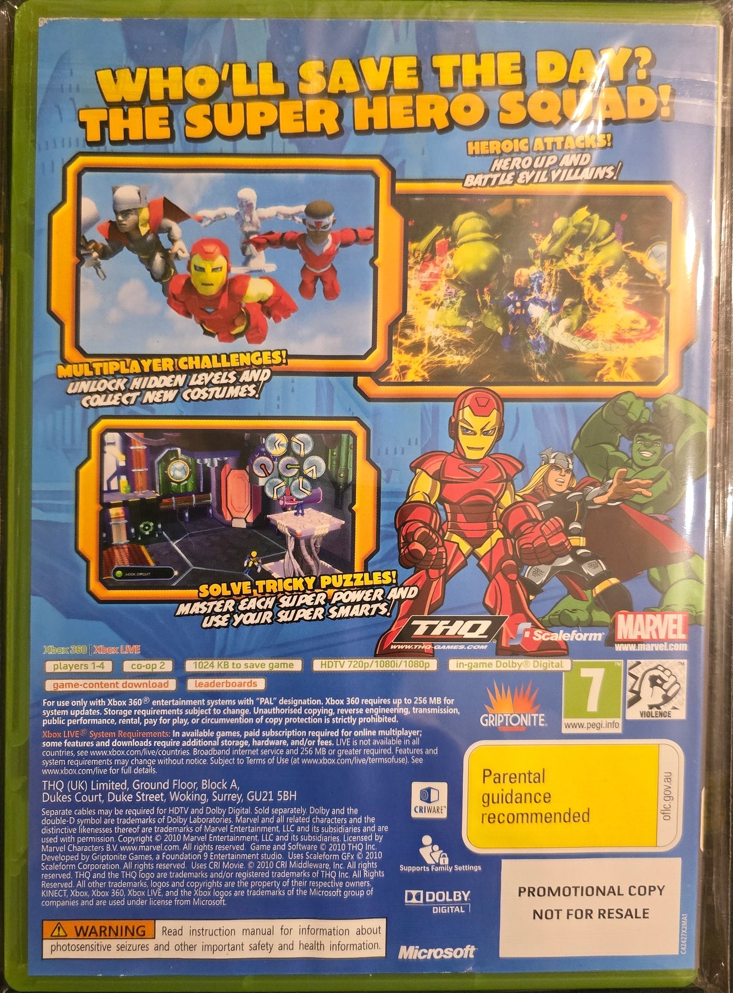 Marvel Super Hero Squad: The Infinity Gauntlet – Xbox 360