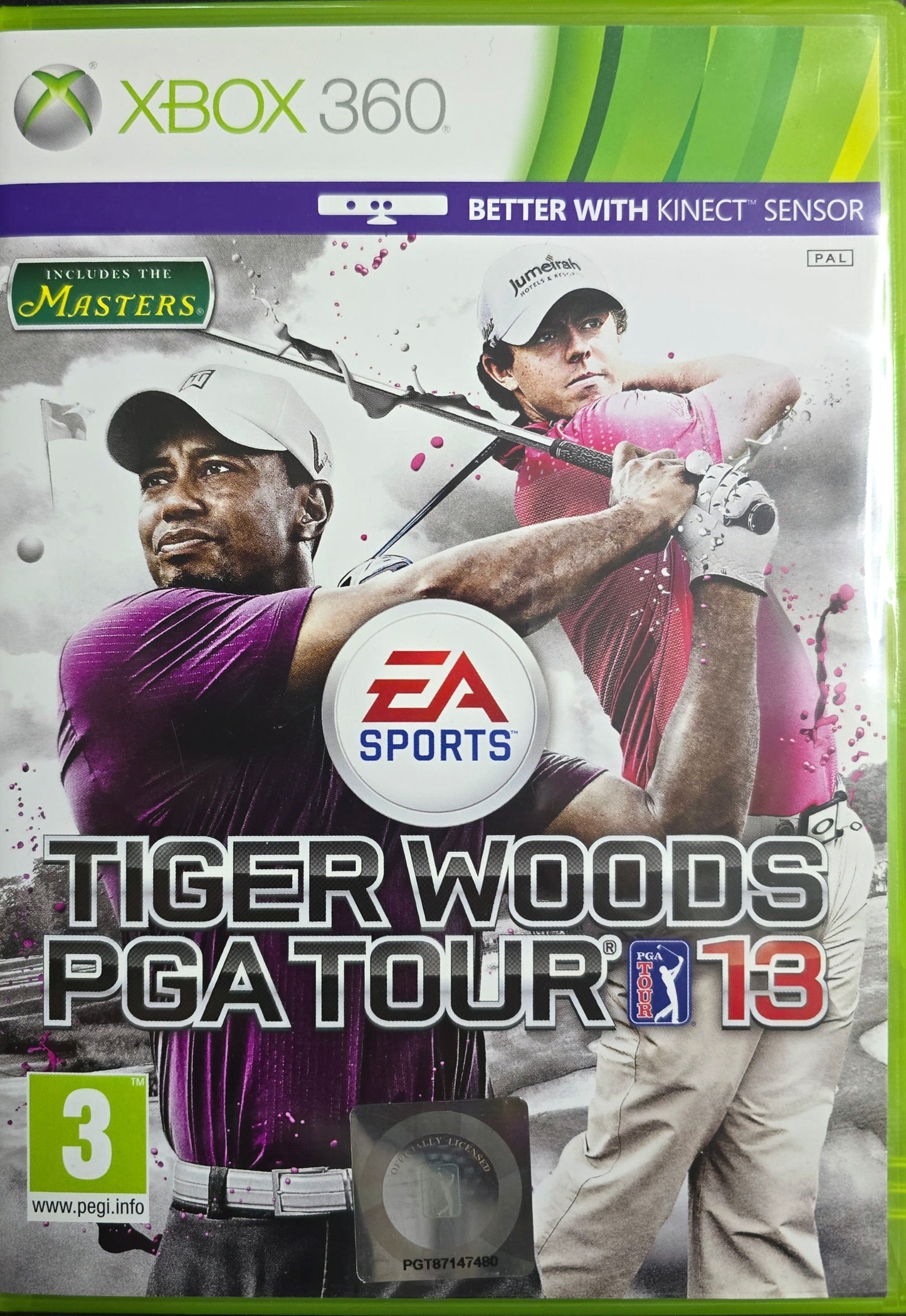 Tiger Woods PGA Tour 13  – Xbox 360 Golf Sports Game EA Sports