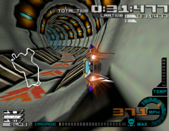 Aero Gauge – Nintendo 64 Racing Game ASCII Corporation NTSC-J
