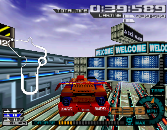 Aero Gauge – Nintendo 64 Racing Game ASCII Corporation NTSC-J
