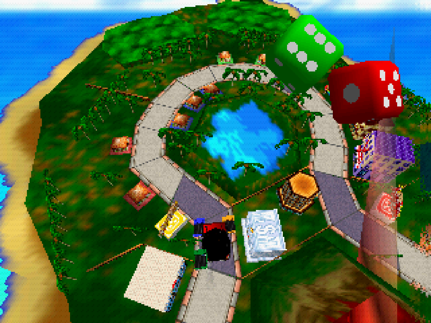 Bakushou Jinsei 64: Mezase! Resort Ou – Nintendo 64 Board Game NTSC-J