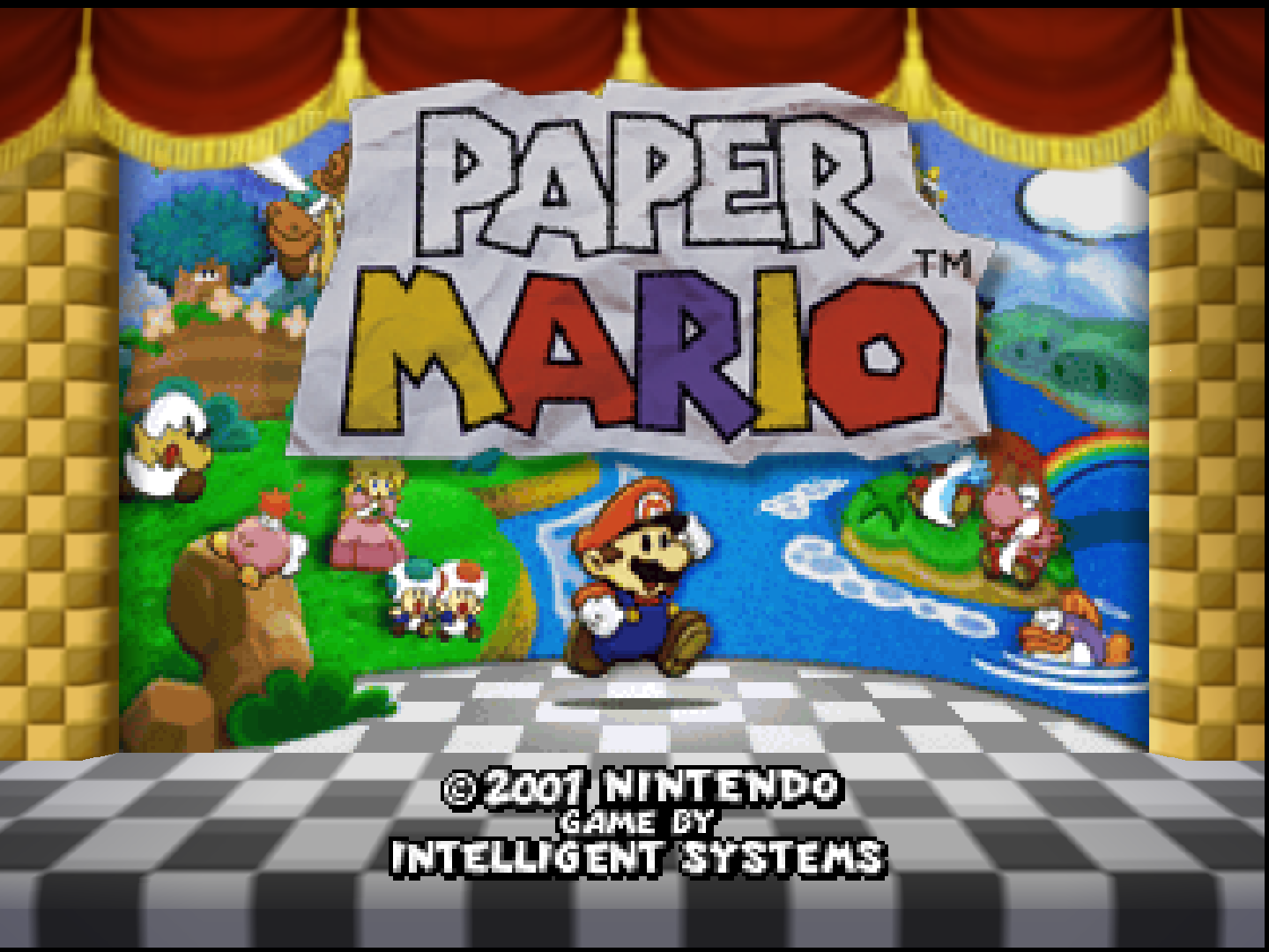 Paper Mario – Nintendo 64 RPG Game Nintendo NTSC-J