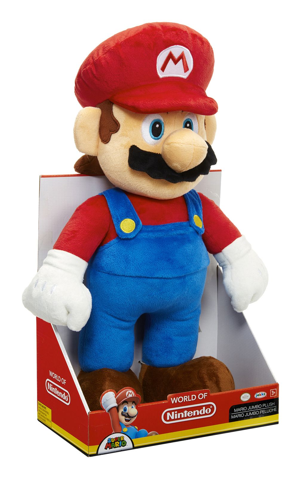 Nintendo Jumbo Basic Plush Mario – Large Soft Toy