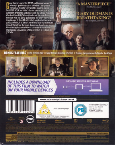 Darkest Hour Blu-ray