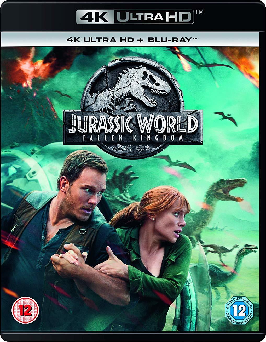 Jurassic World: Fallen Kingdom 4K Ultra HD Action Sci Fi Movie