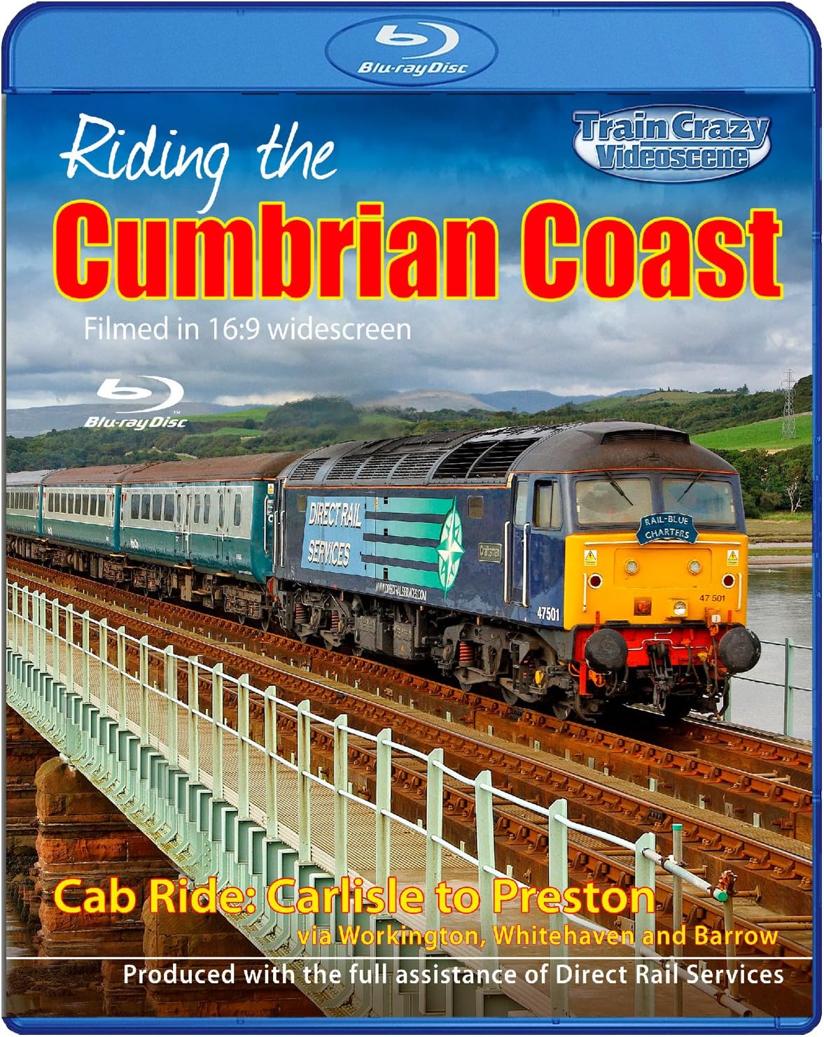Riding the Cumbrian Coast Blu-ray Cab Ride Carlisle to Preston Train Crazy