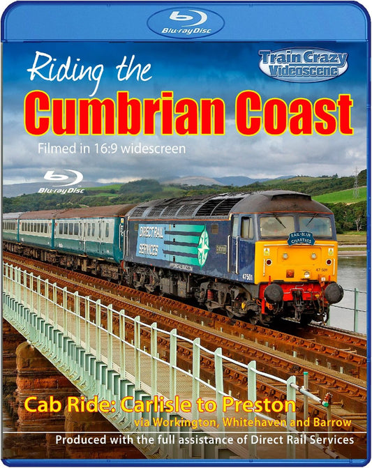 Riding the Cumbrian Coast Blu-ray Cab Ride Carlisle to Preston Train Crazy