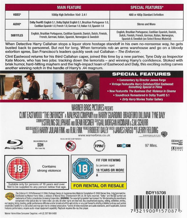 The Enforcer Blu-ray