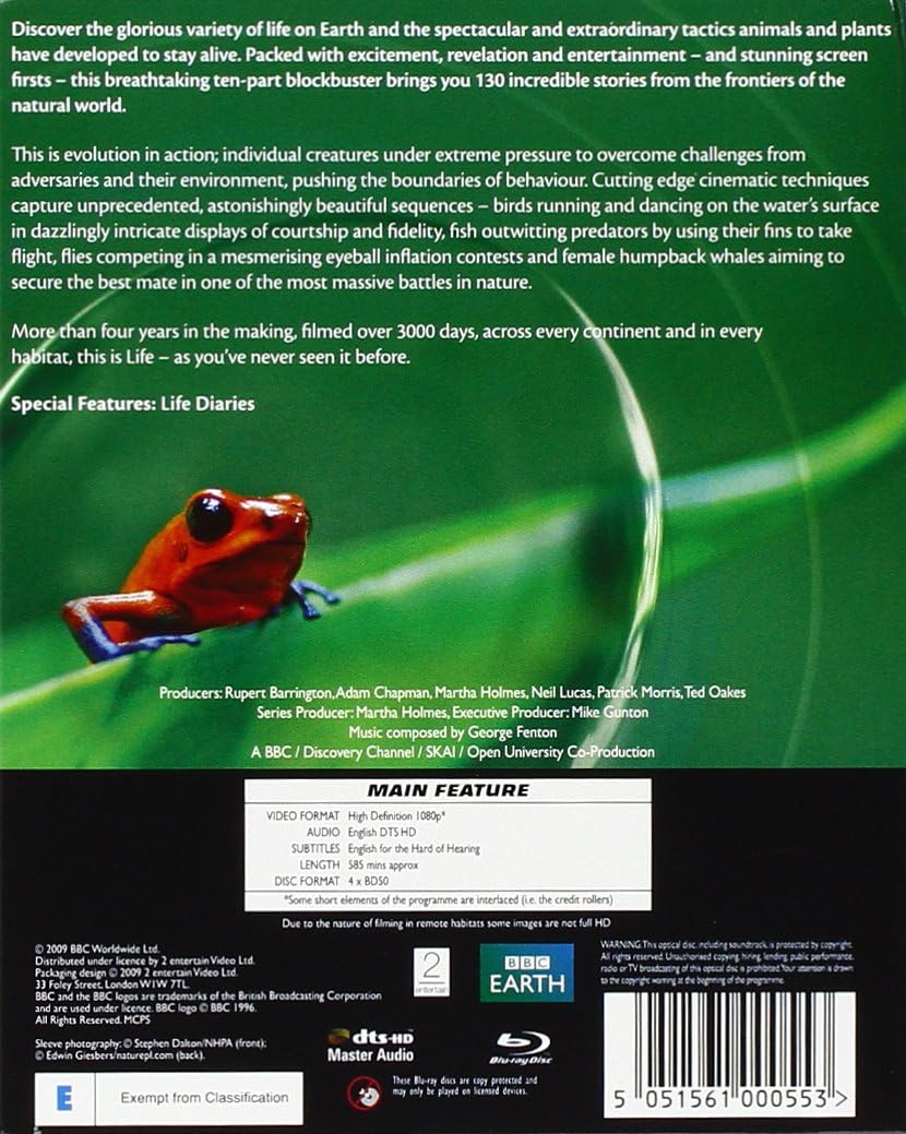 Life: BBC Earth Blu-ray