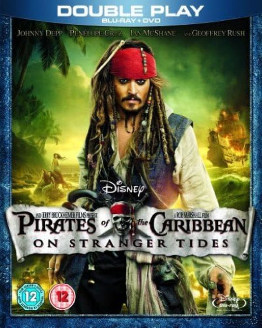 Pirates of the Caribbean On Stranger Tides Blu-ray DVD Double Pack Adventure