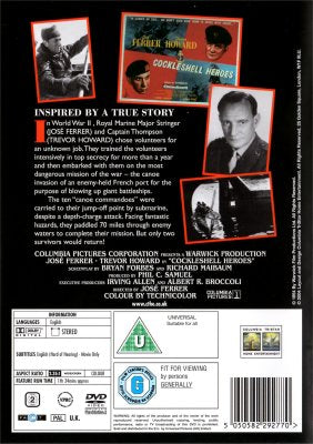 Cockleshell Heroes DVD War Film 1955 Jose Ferrer Trevor Howard