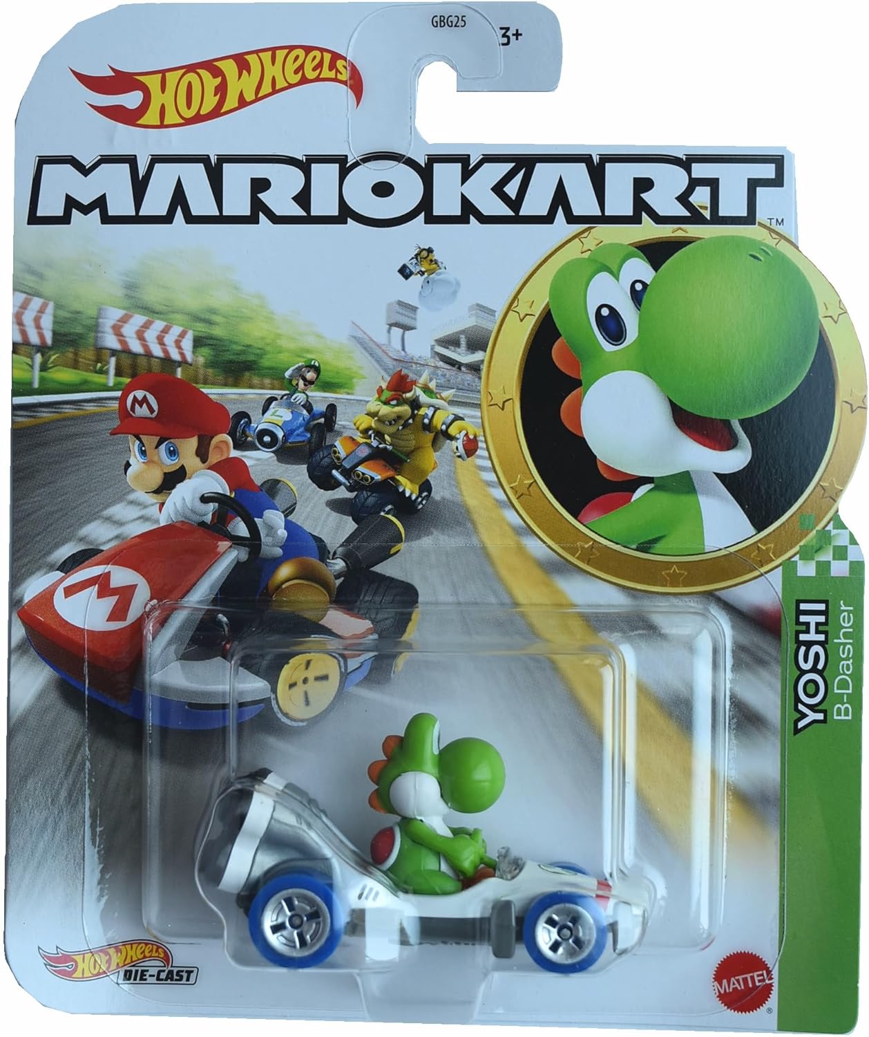 Hot Wheels Mario Kart – Standard Kart Die Cast Toy Vehicle