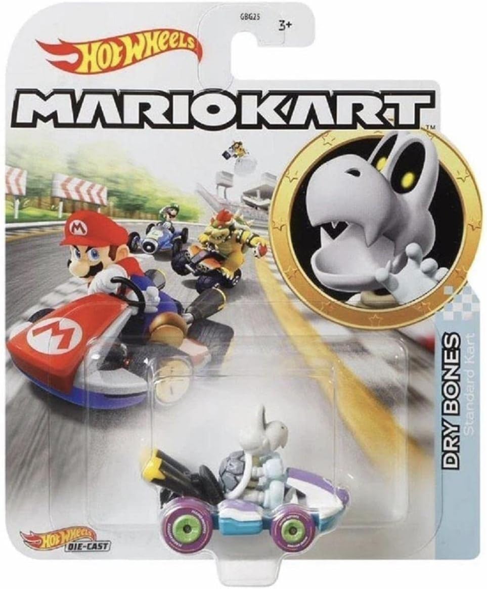 Hot Wheels Mario Kart – Standard Kart Die Cast Toy Vehicle