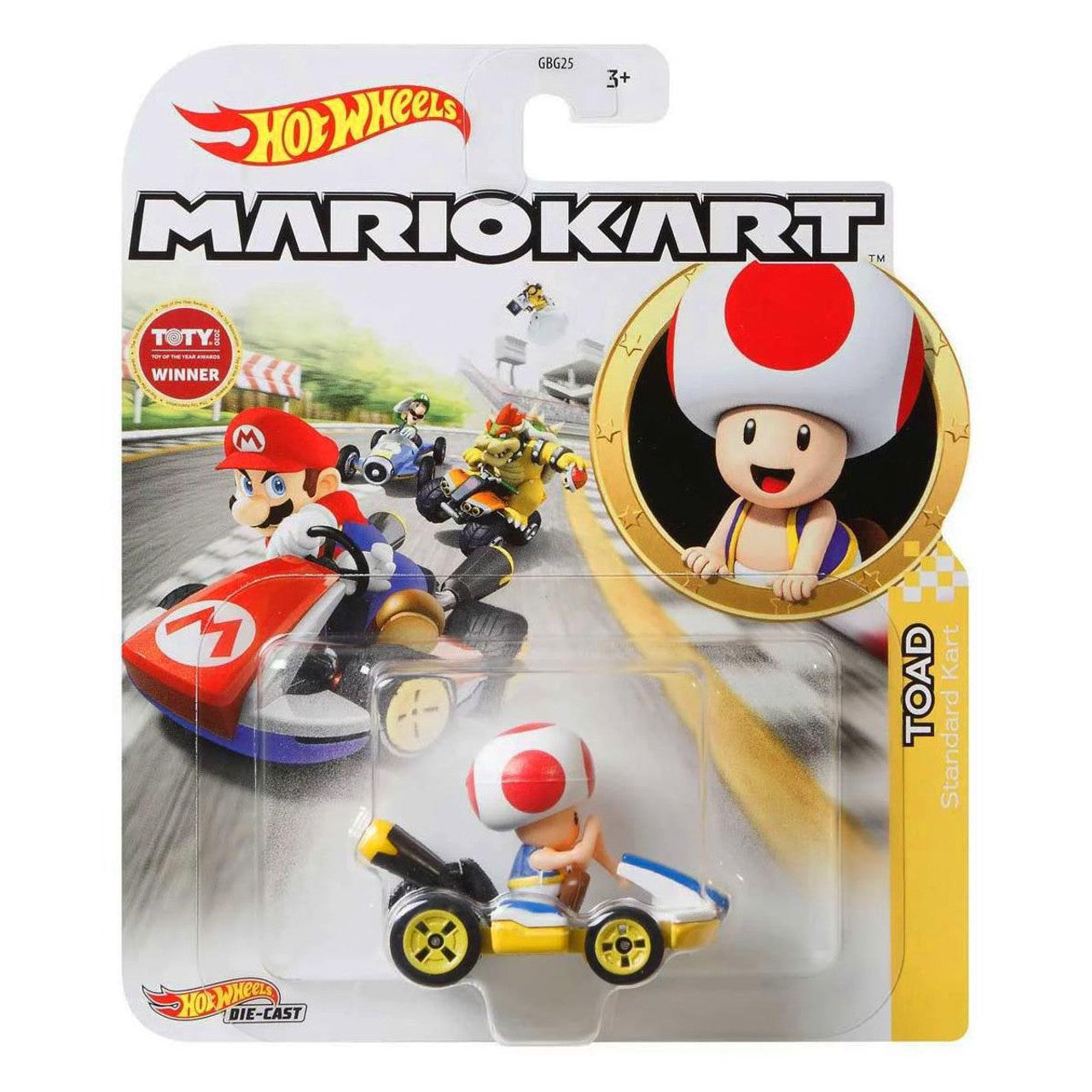 Hot Wheels Mario Kart – Standard Kart Die Cast Toy Vehicle