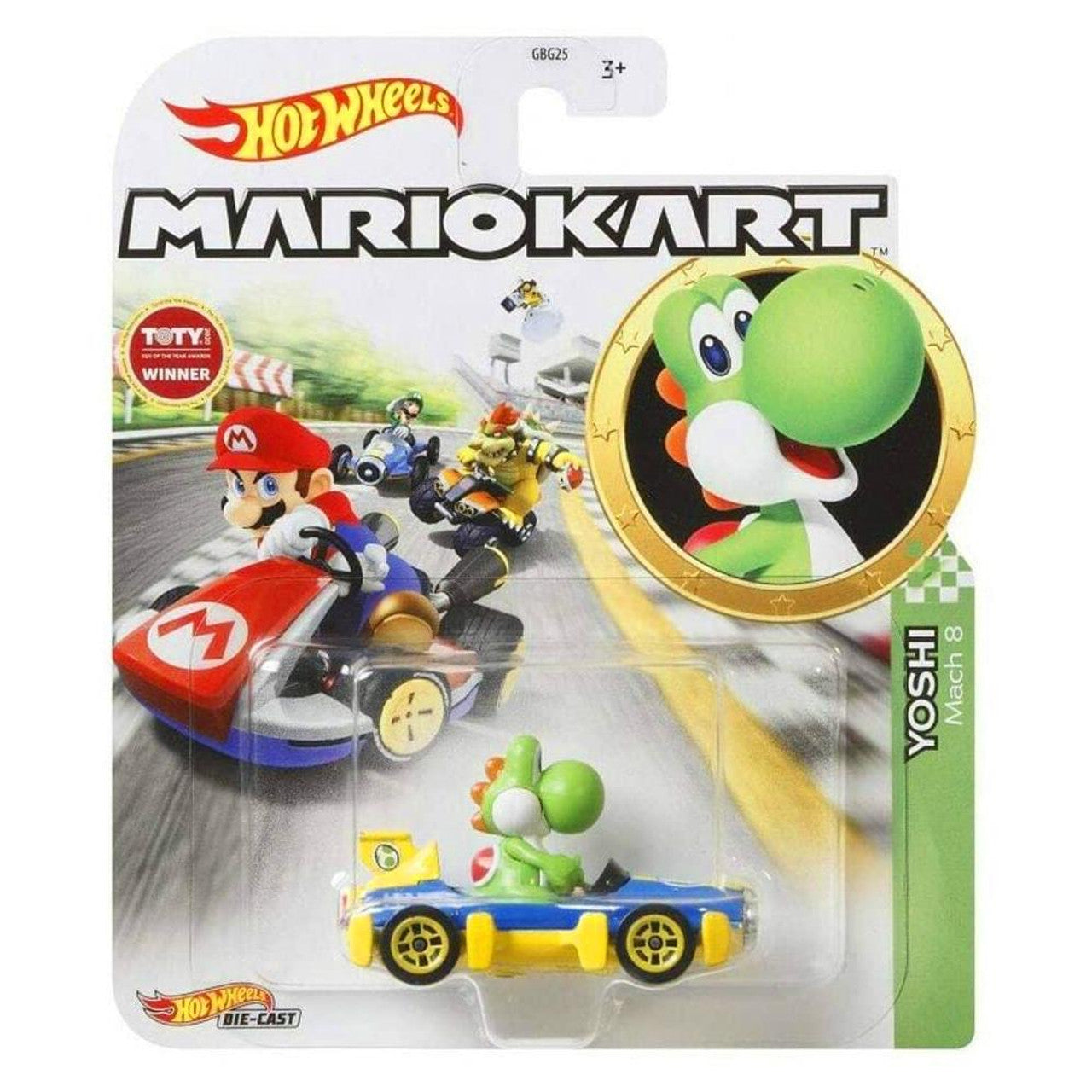 Hot Wheels Mario Kart – Standard Kart Die Cast Toy Vehicle