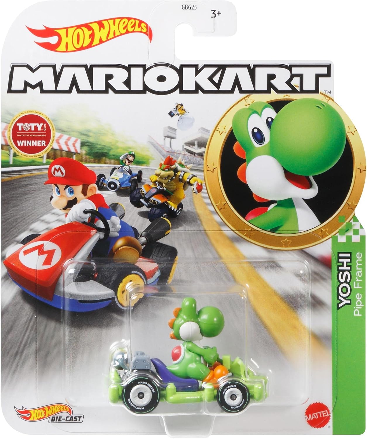 Hot Wheels Mario Kart – Standard Kart Die Cast Toy Vehicle