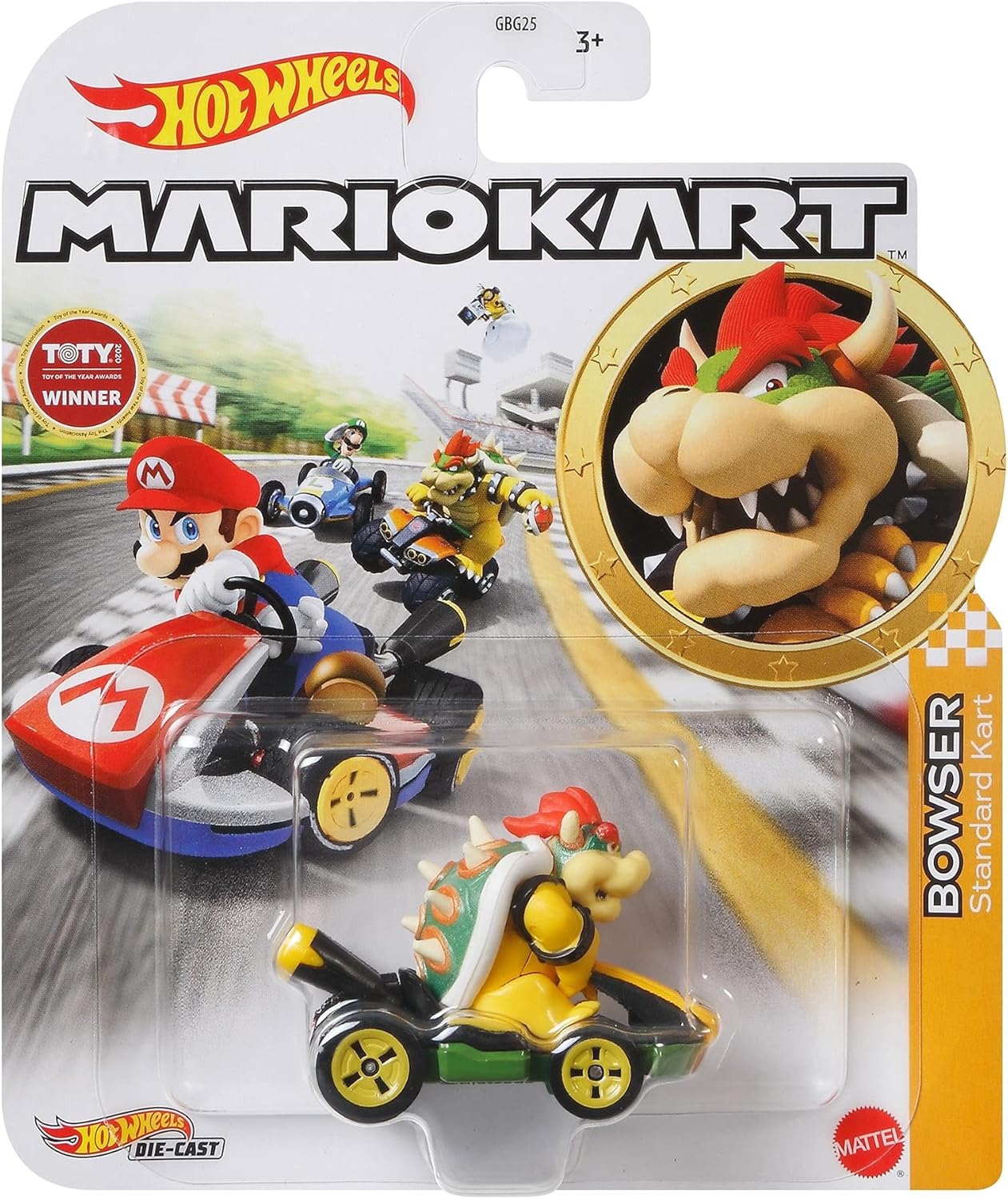 Hot Wheels Mario Kart – Standard Kart Die Cast Toy Vehicle
