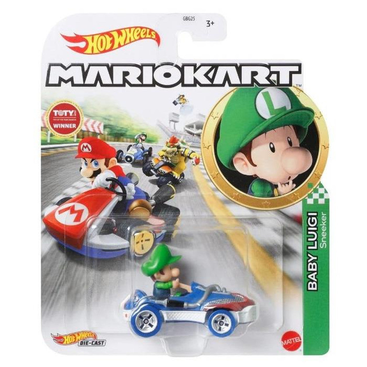 Hot Wheels Mario Kart – Standard Kart Die Cast Toy Vehicle
