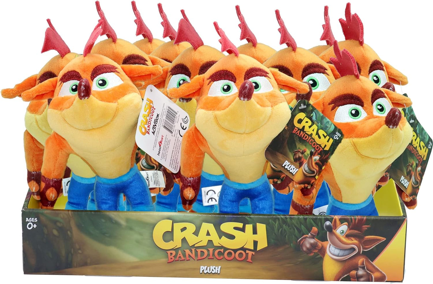Bandai Crash Bandicoot Plush Toy 8" 20cm