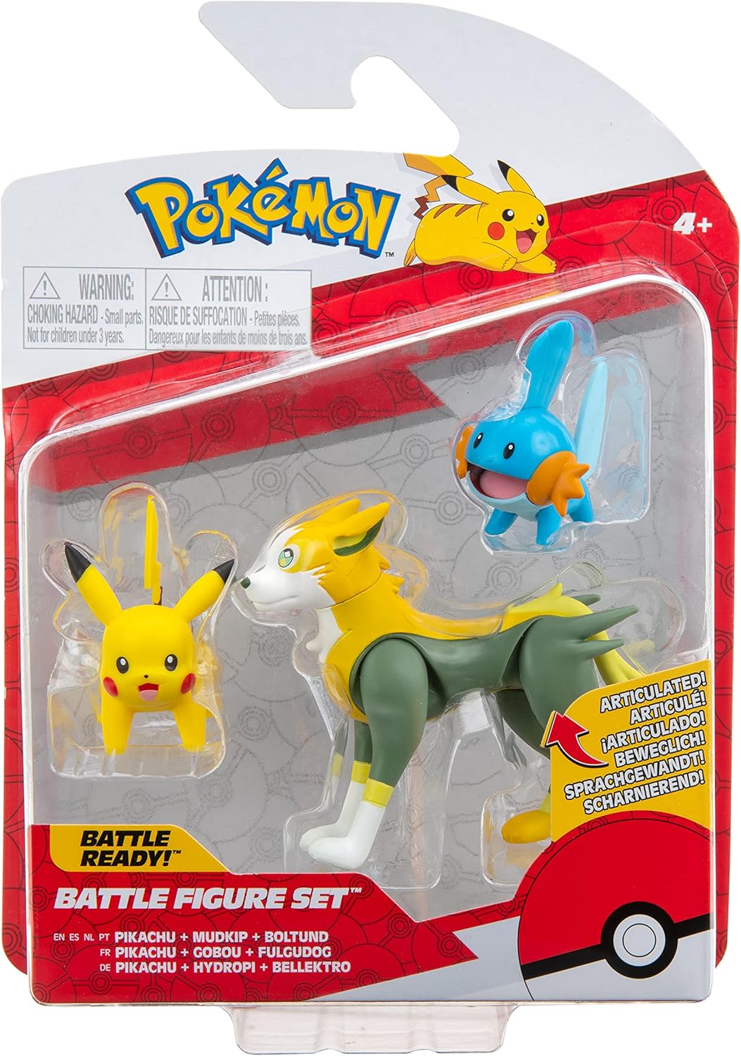 Pokémon 3 pack Battle Figure