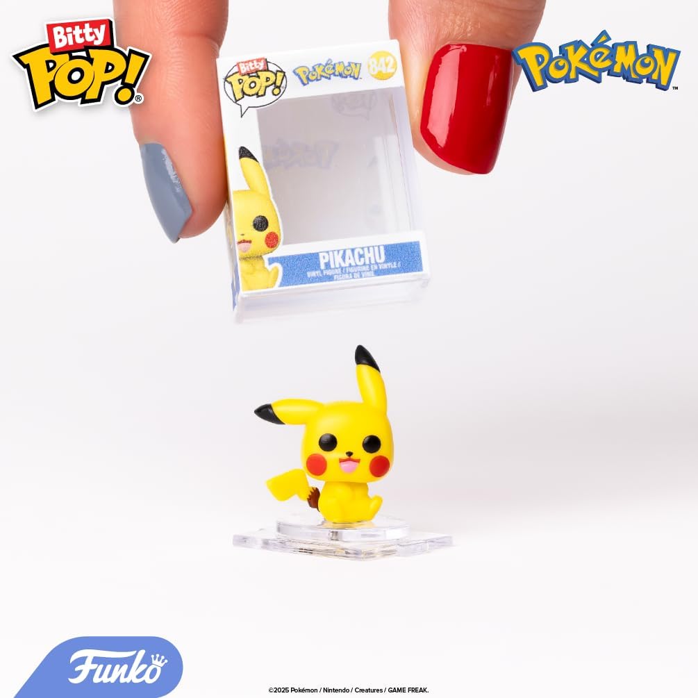 Funko Bitty POP Pokemon 4 Pack Pikachu Vaporeon Caterpie Cubone 0.9 Inch Figures