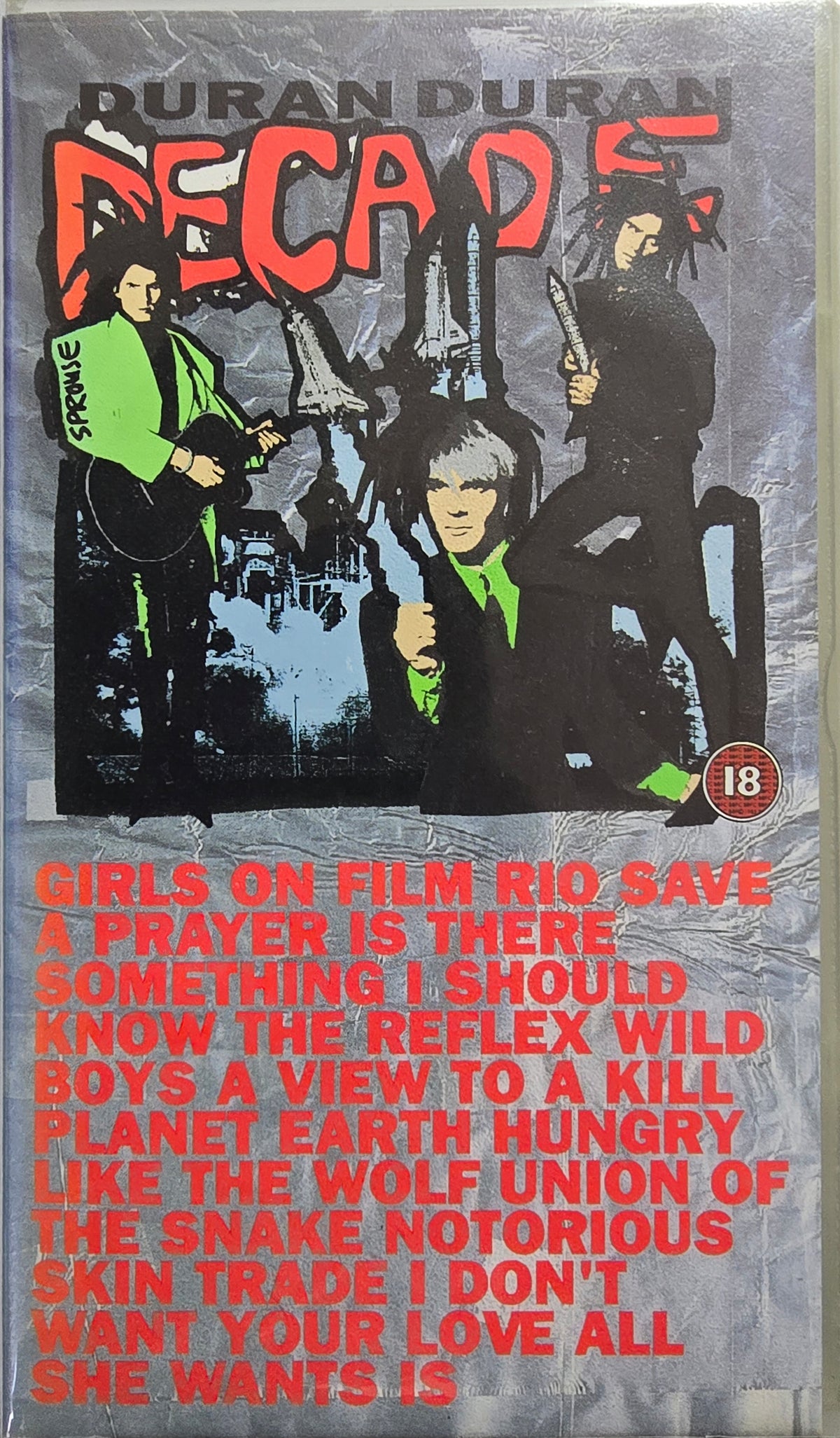 Duran Duran: Decade – VHS PAL Music Video Collection Picture Music International