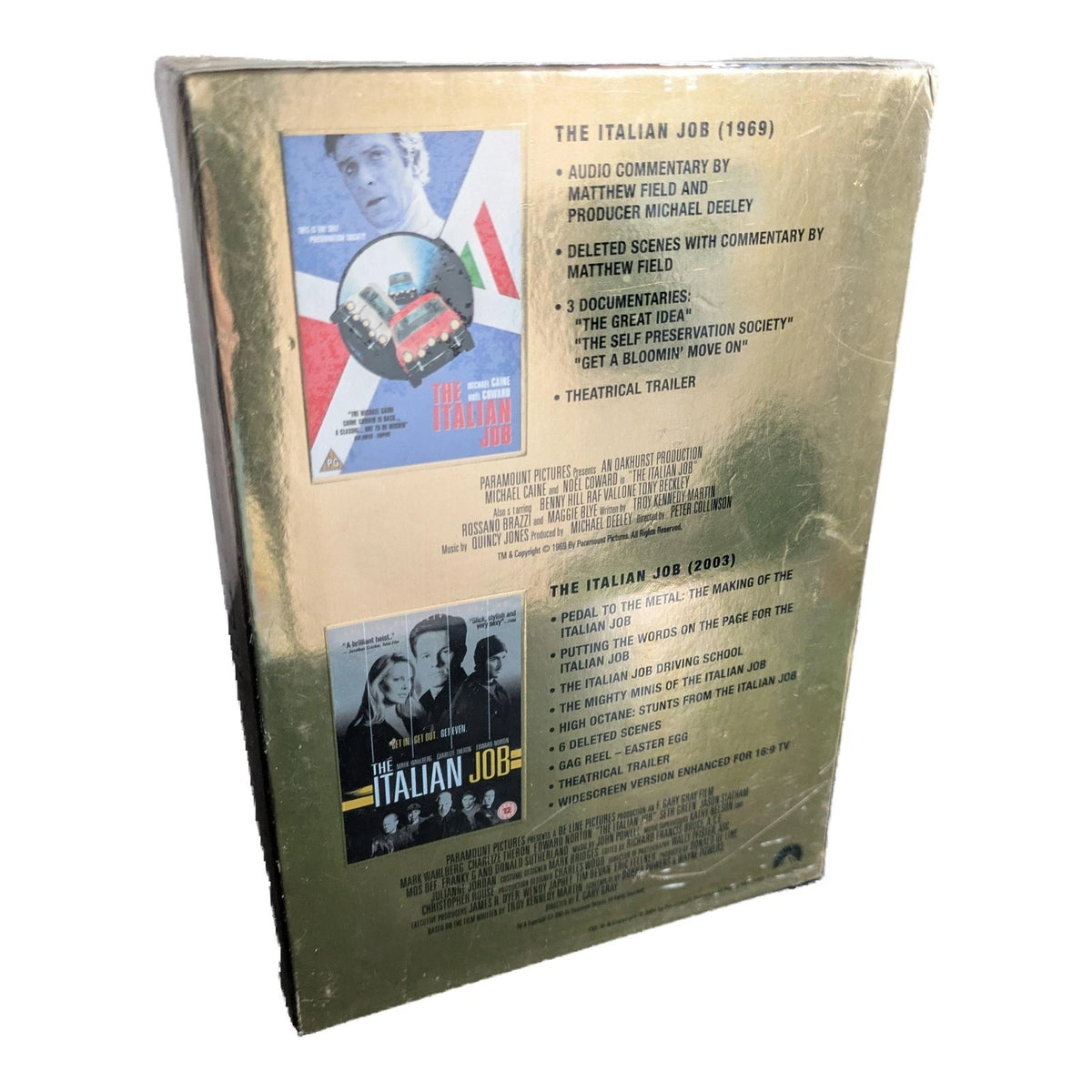 The Italian Job Collection – DVD Classic British Heist Film Michael Caine Paramount