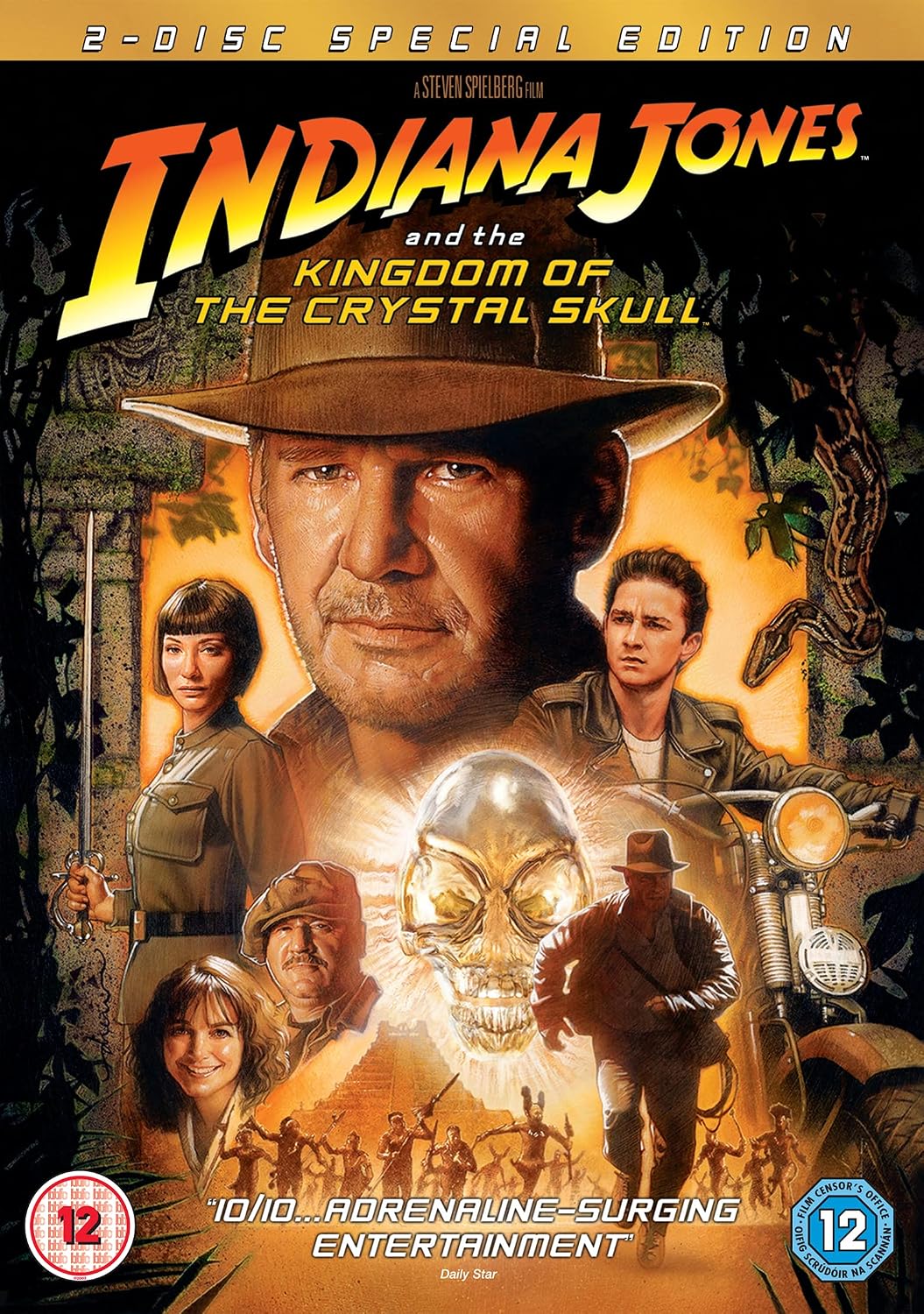 Indiana Jones and the Kingdom of the Crystal Skull DVD Action Adventure 2008