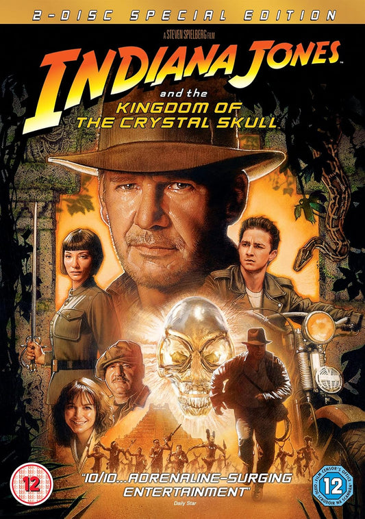 Indiana Jones and the Kingdom of the Crystal Skull DVD Action Adventure 2008