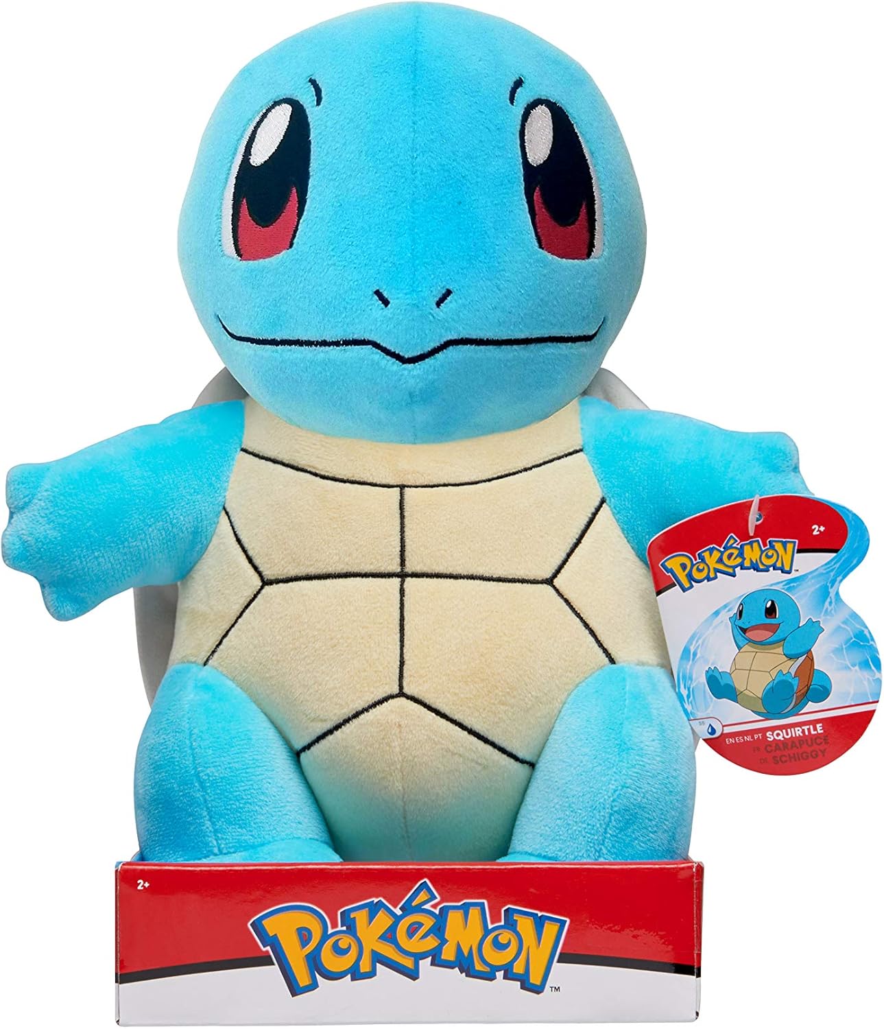 Pokémon 12 Inch Squirtle Plush Collectible Soft Toy Jazwares