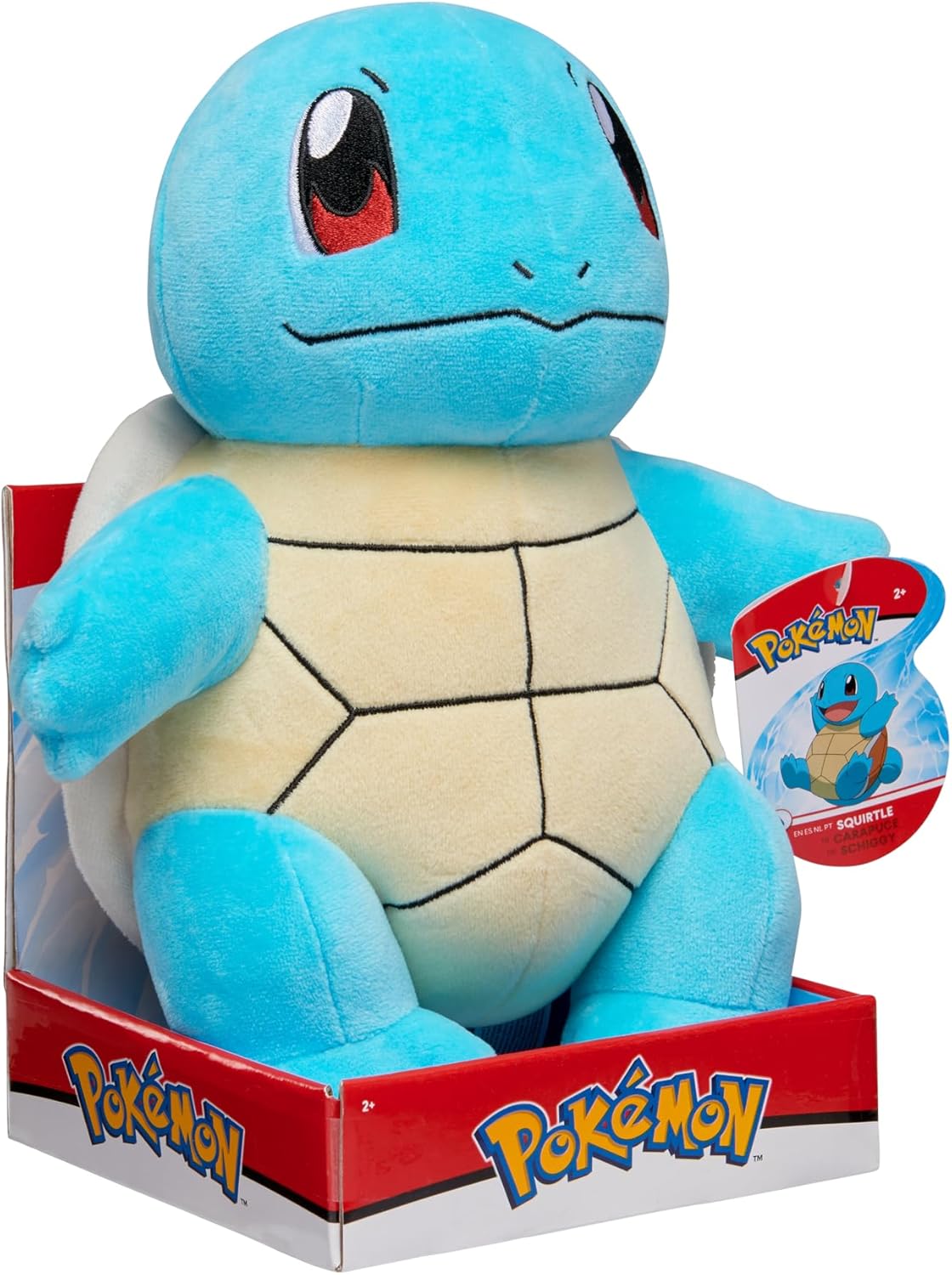 Pokémon 12 Inch Squirtle Plush Collectible Soft Toy Jazwares