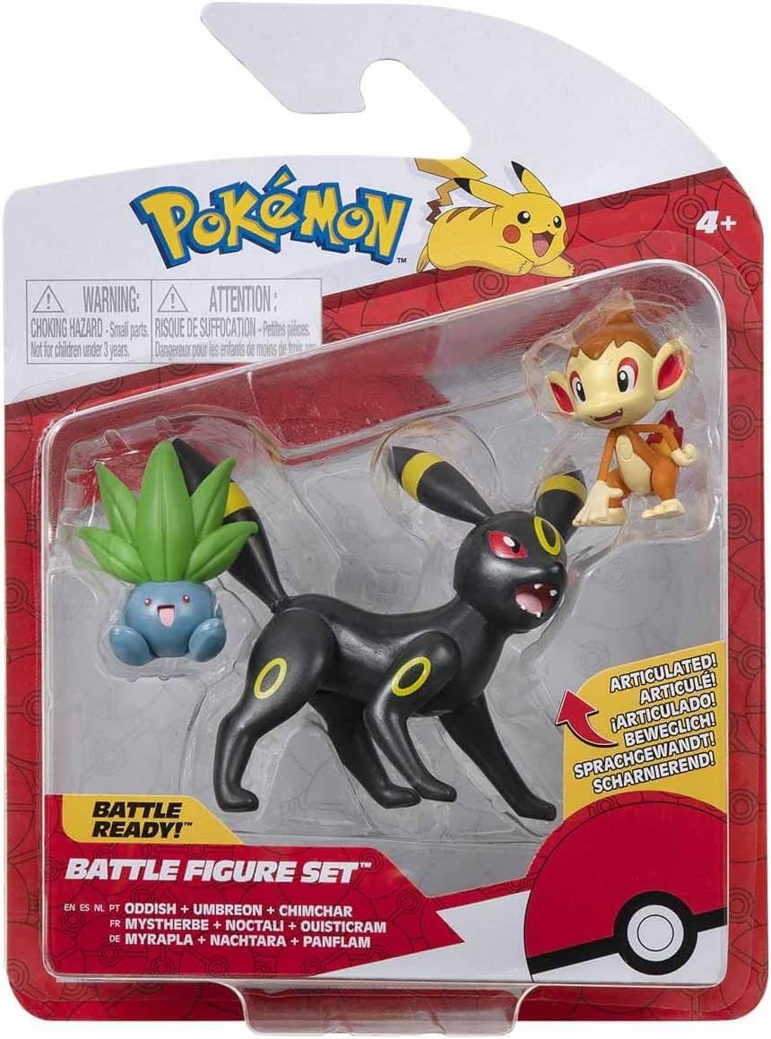 Pokémon 3 pack Battle Figure