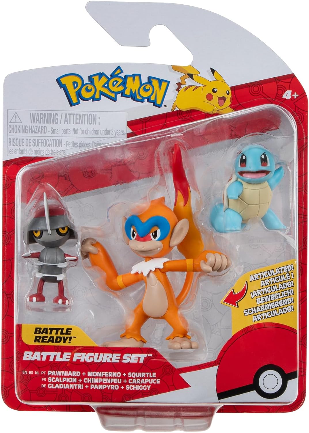 Pokémon 3 pack Battle Figure