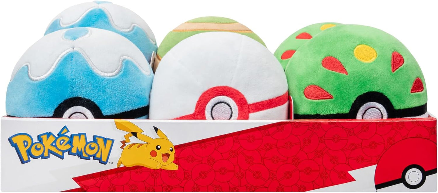 Pokémon 10 cm Plush Pokéball Official Pokemon Stuffed Toy