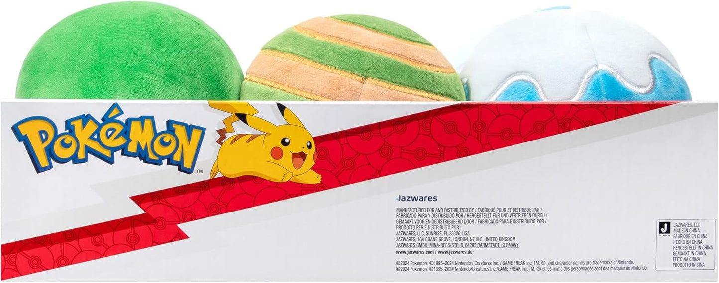 Pokémon 10 cm Plush Pokéball Official Pokemon Stuffed Toy