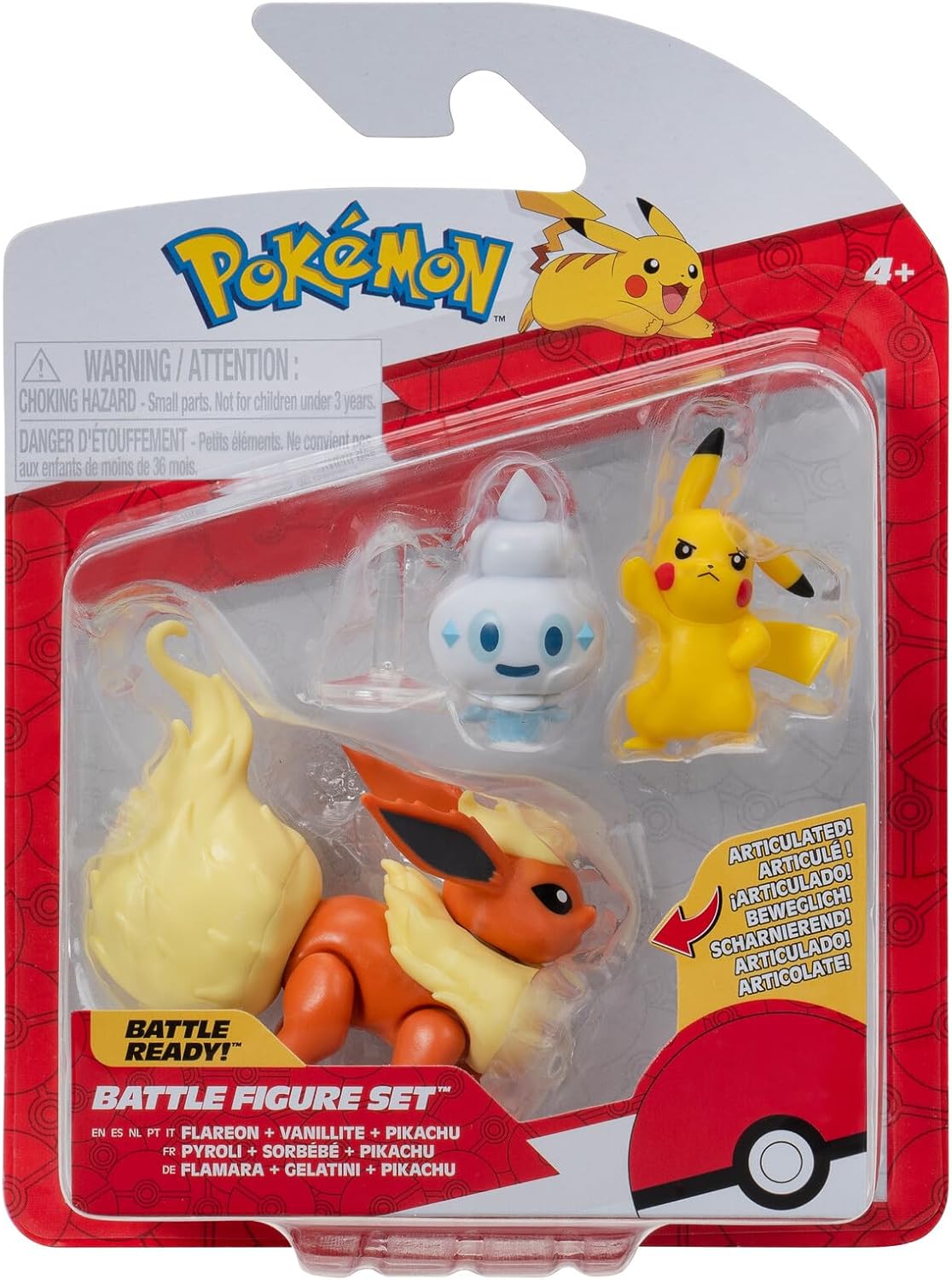 Pokémon 3 pack Battle Figure