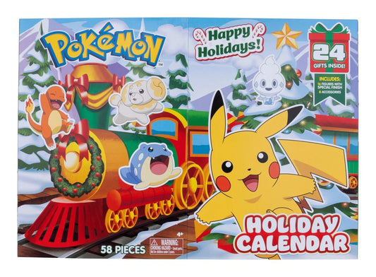Pokémon 24 Day Xmas Advent Calendar with 16 2 Inch Battle Figures