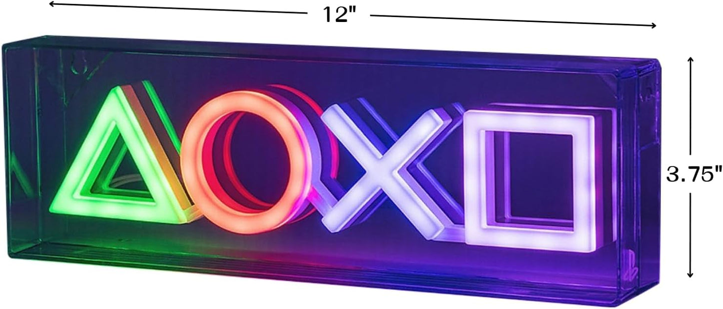 PlayStation Icons LED Neon Light Officially Licensed Light Sign