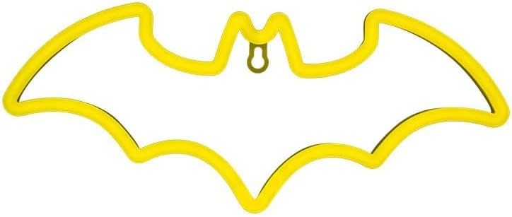 Batman LED Neon Light Officially Licensed DC Comics, Iconic Logo Shaped Lamp
