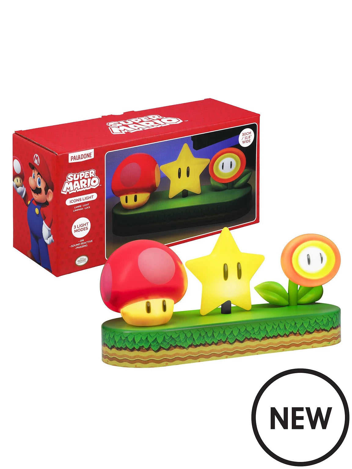 Super Mario Icon Light Officially Licensed Mario Brothers Desk Light Platform