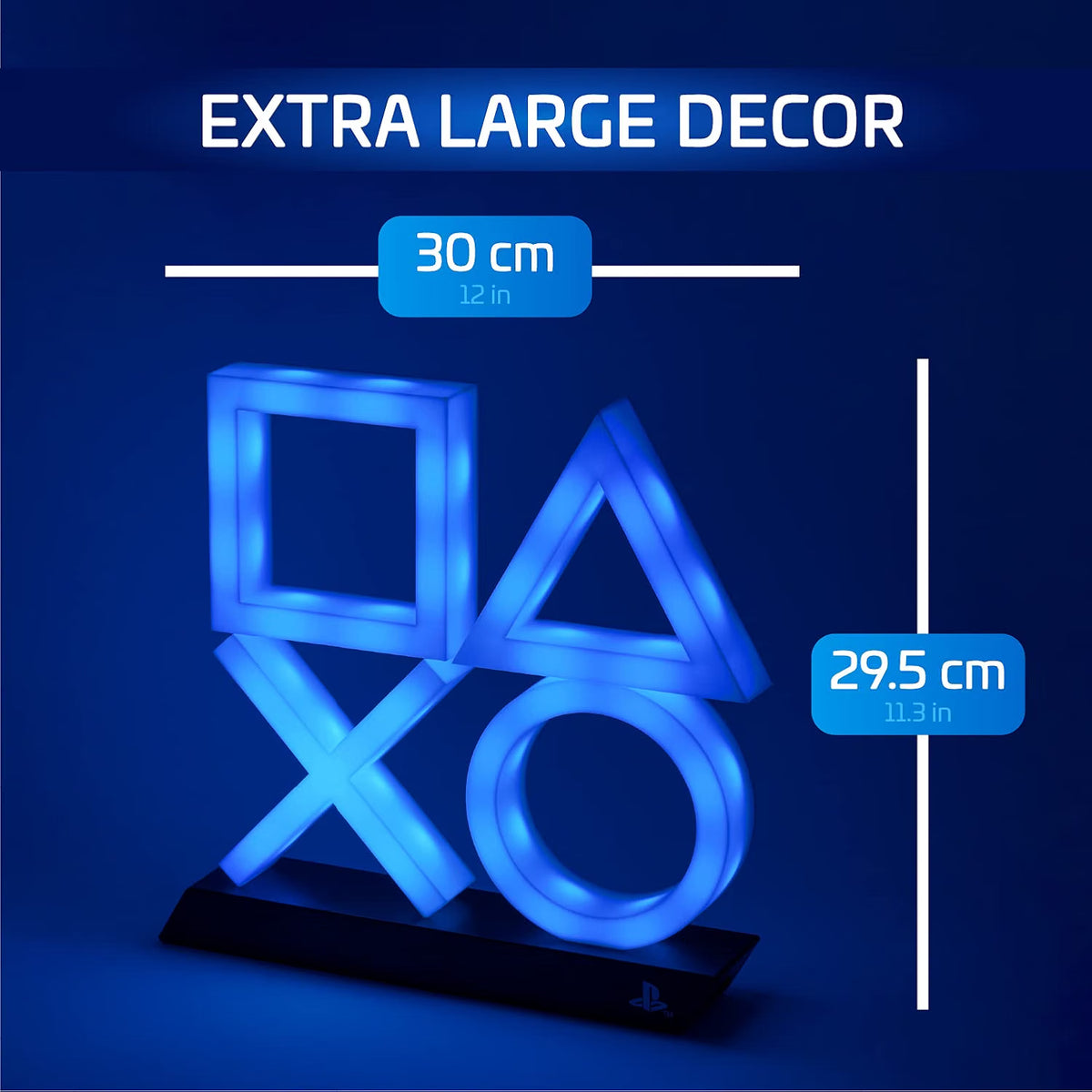 PlayStation Paladone Icons Light XL Blue Official Licensed Merchandise PS5