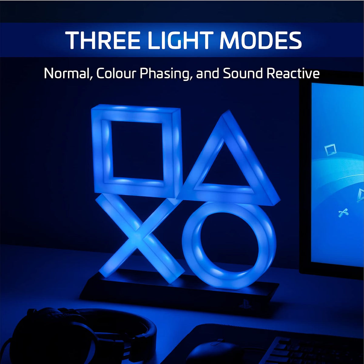 PlayStation Paladone Icons Light XL Blue Official Licensed Merchandise PS5