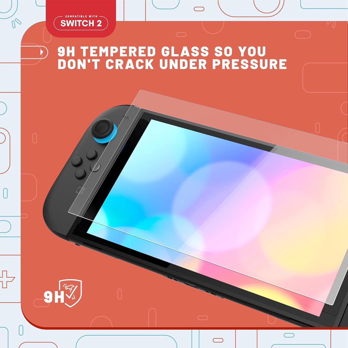 Nintendo Switch 2 Steatlh Screen Protectors (Twin Pack)