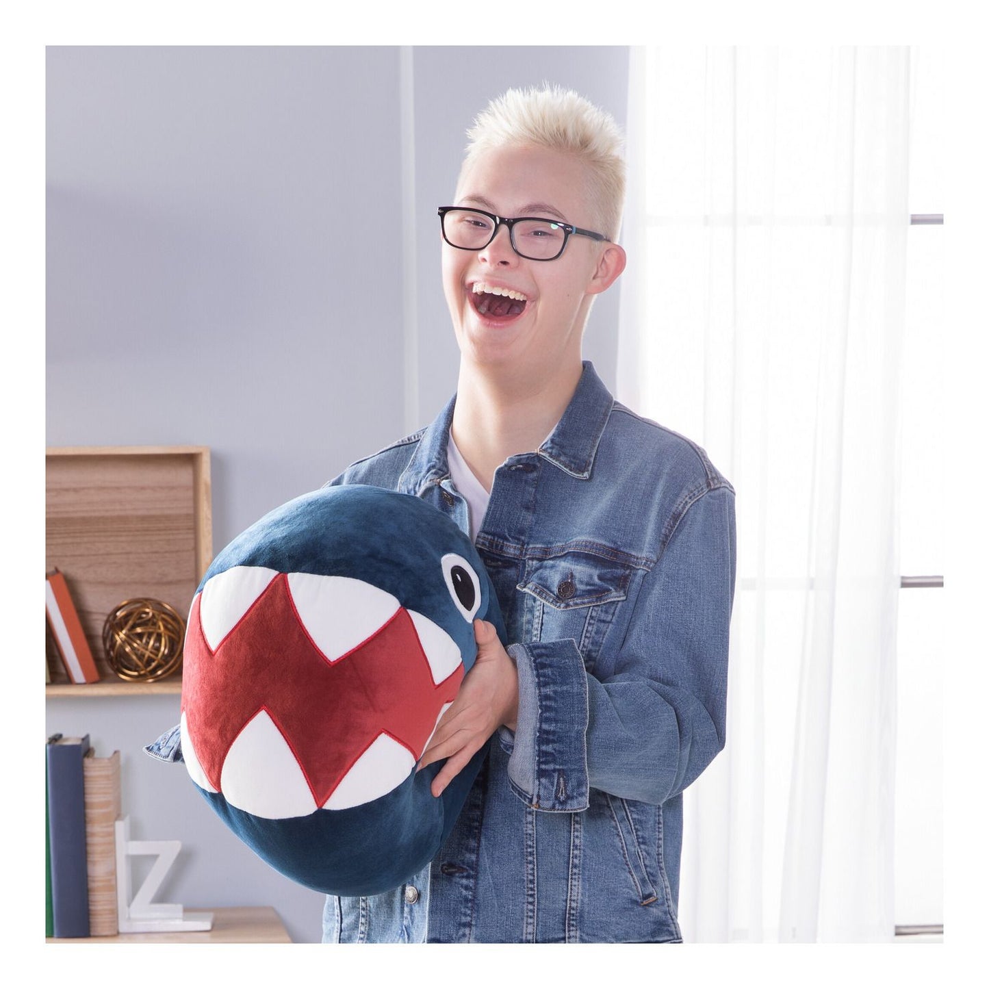 Mocchi Super Mario Chain Chomp Mega Plush – Large Soft Toy