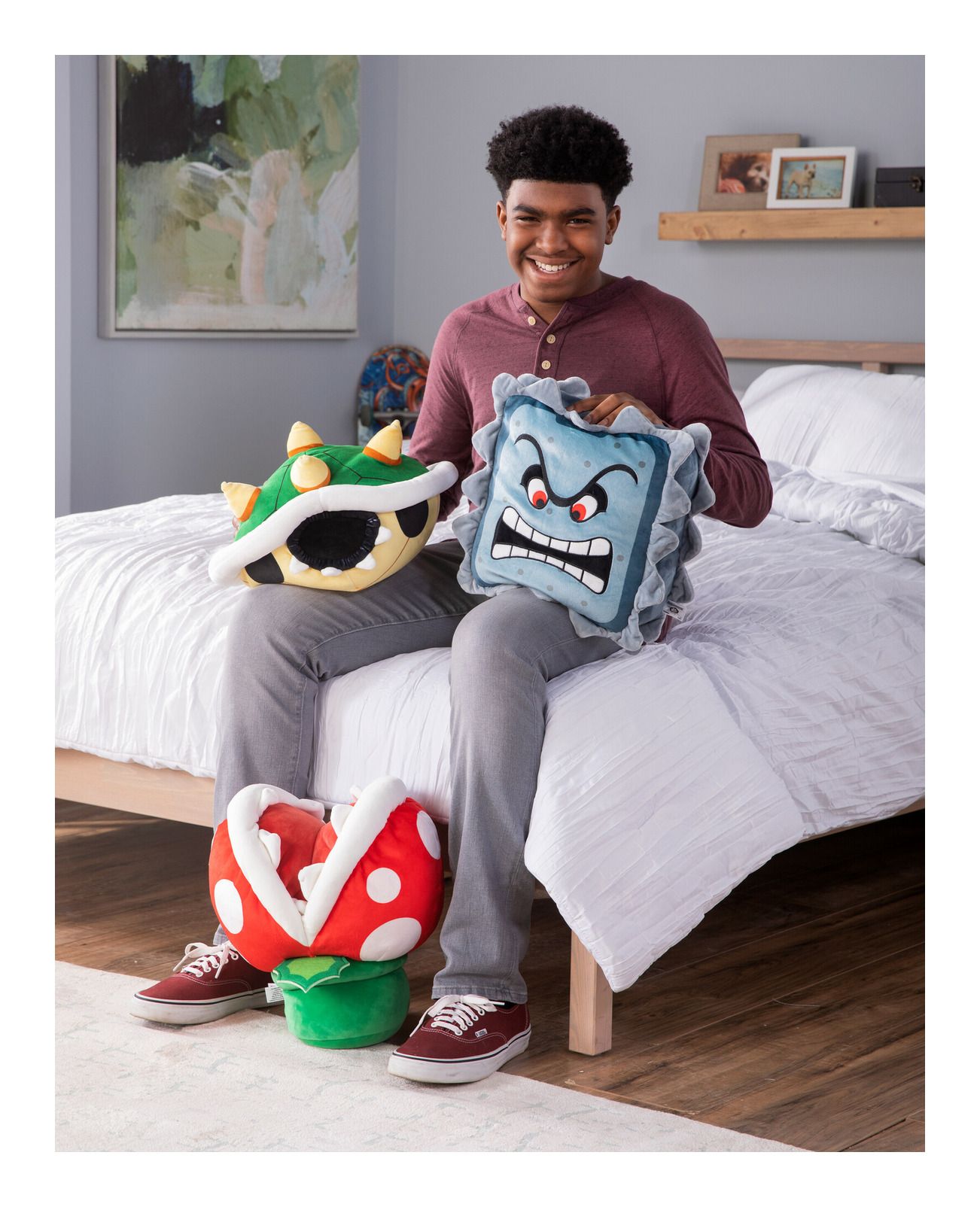 Club Mocchi Mocchi Super Mario Piranha Mega Plush – Large Soft Toy
