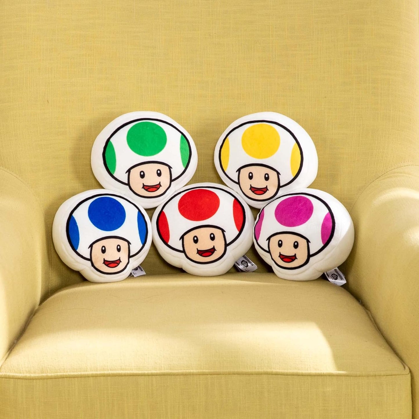 Club Mocchi Mocchi Super Mario Toad Junior Assortment – Soft Plush Toy