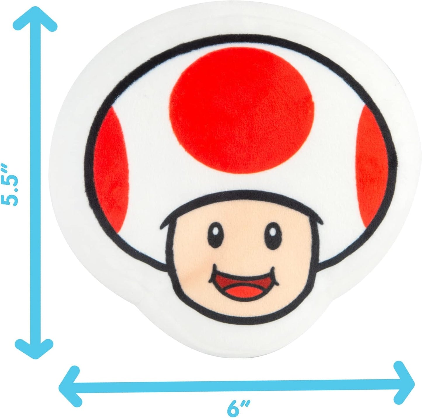 Club Mocchi Mocchi Super Mario Toad Junior Assortment – Soft Plush Toy