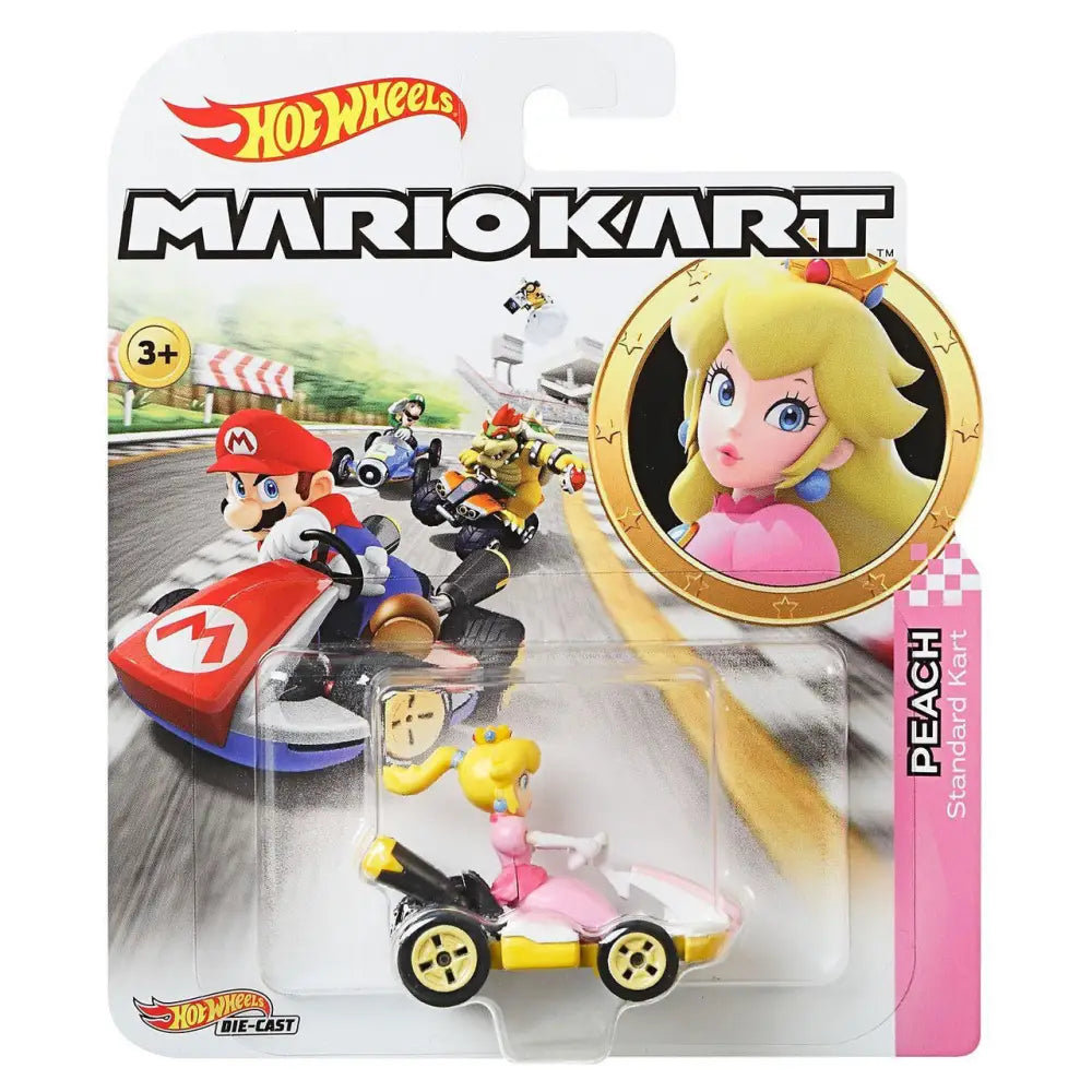Hot Wheels The Super Mario Bros Movie - Mariokart New Princess Peach Standard Kart